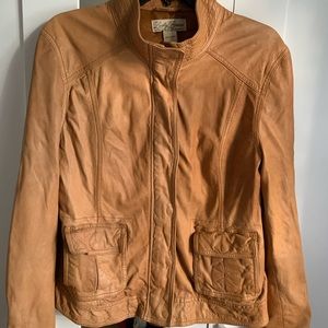 Lucky Brand leather jacket size Large